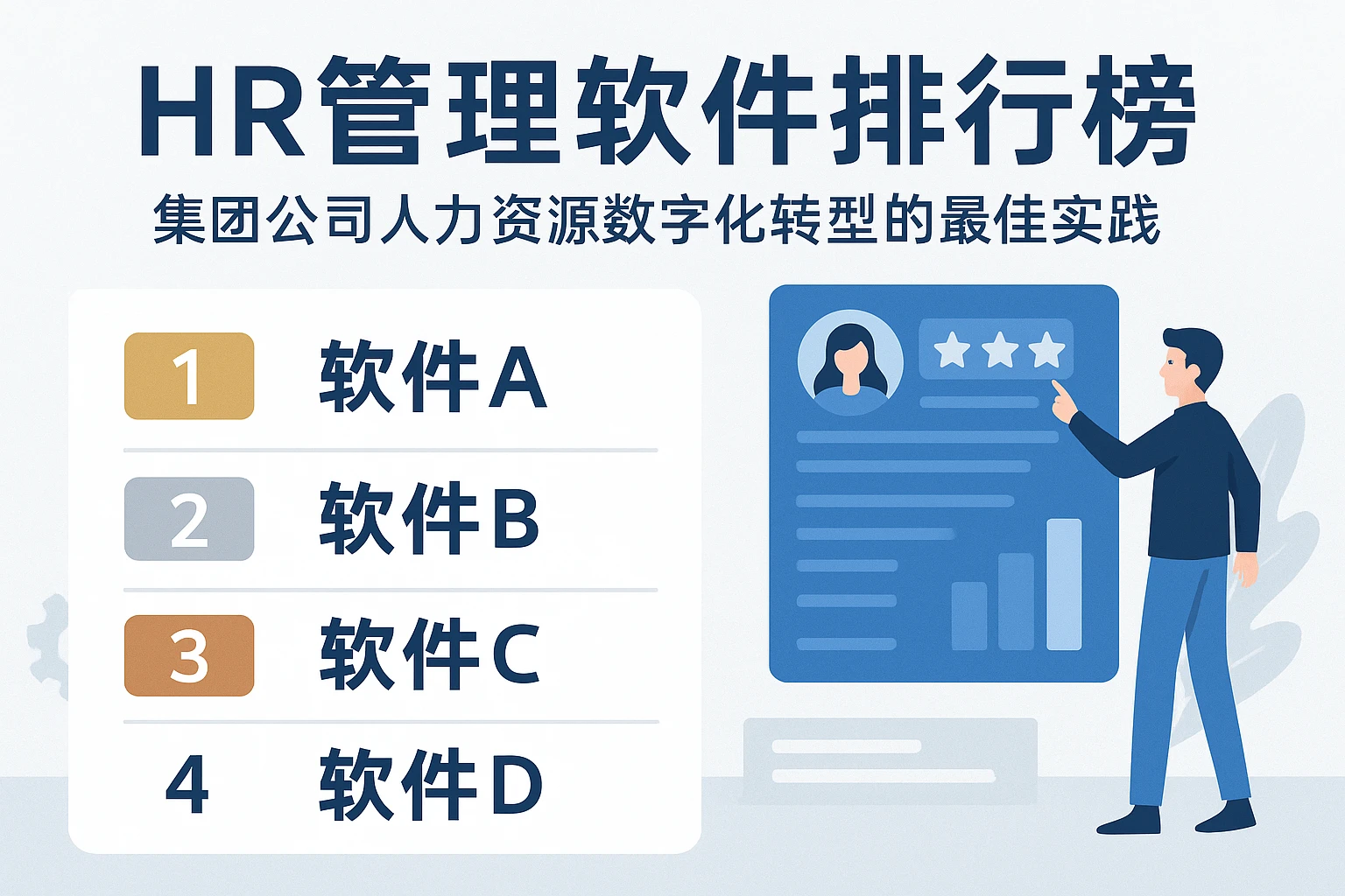 HR管理软件排行榜：集团公司人力资源数字化转型的最佳实践