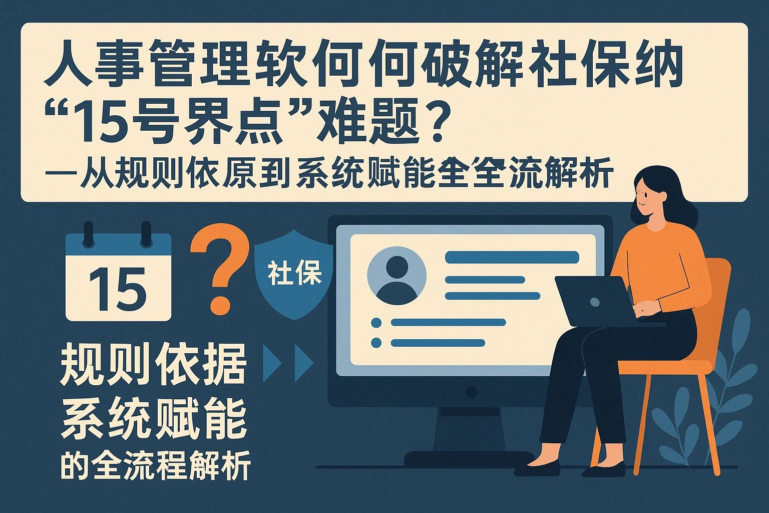 人事管理软件如何破解社保缴纳“15号界限”难题？——从规则依据到系统赋能的全流程解析