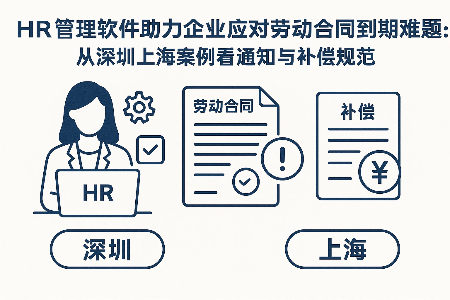 HR管理软件助力企业应对劳动合同到期难题：从深圳上海案例看通知与补偿规范