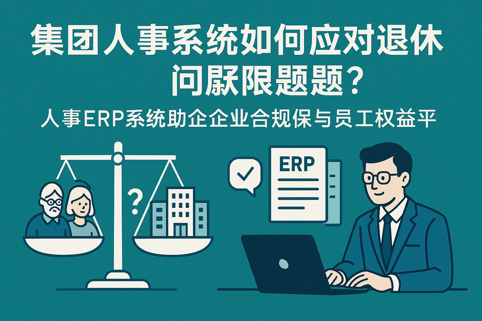 集团人事系统如何应对退休边界问题？人事ERP系统助力企业合规与员工权益平衡