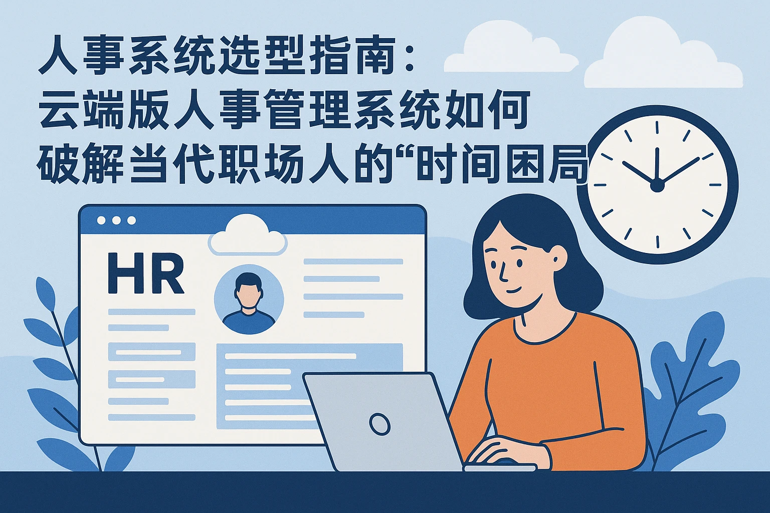人事系统选型指南：云端版人事管理系统如何破解当代职场人的“时间困局”