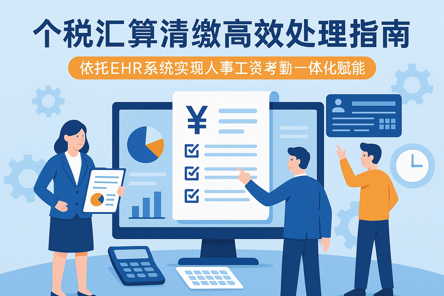个税汇算清缴高效处理指南：依托EHR系统实现人事工资考勤一体化赋能