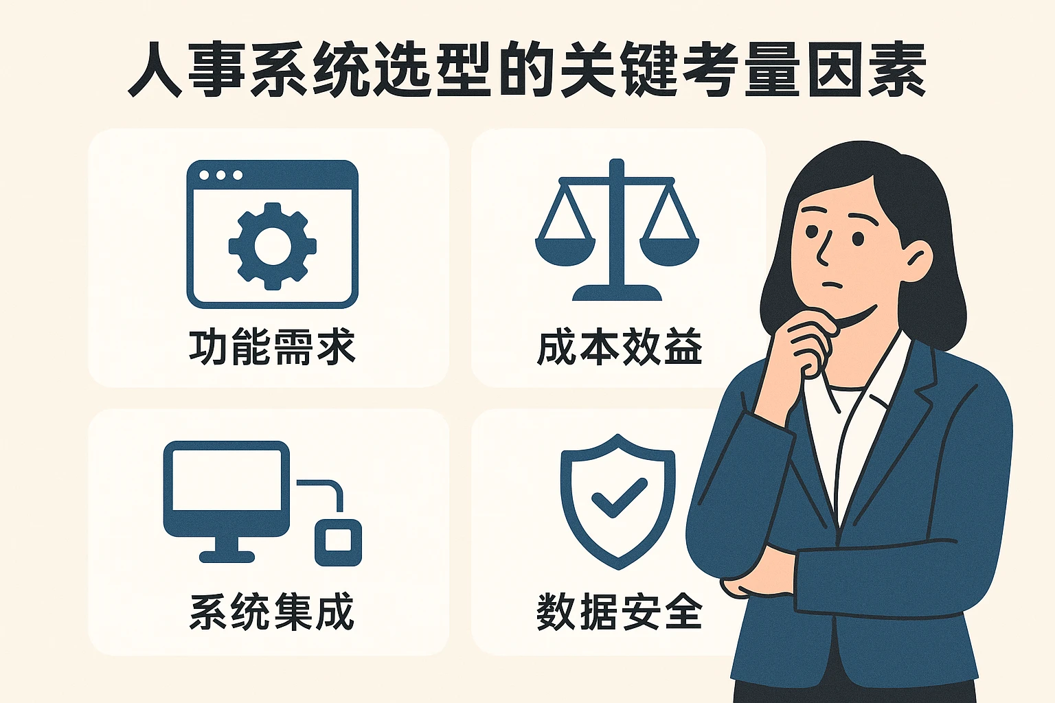 人事系统选型的关键考量因素