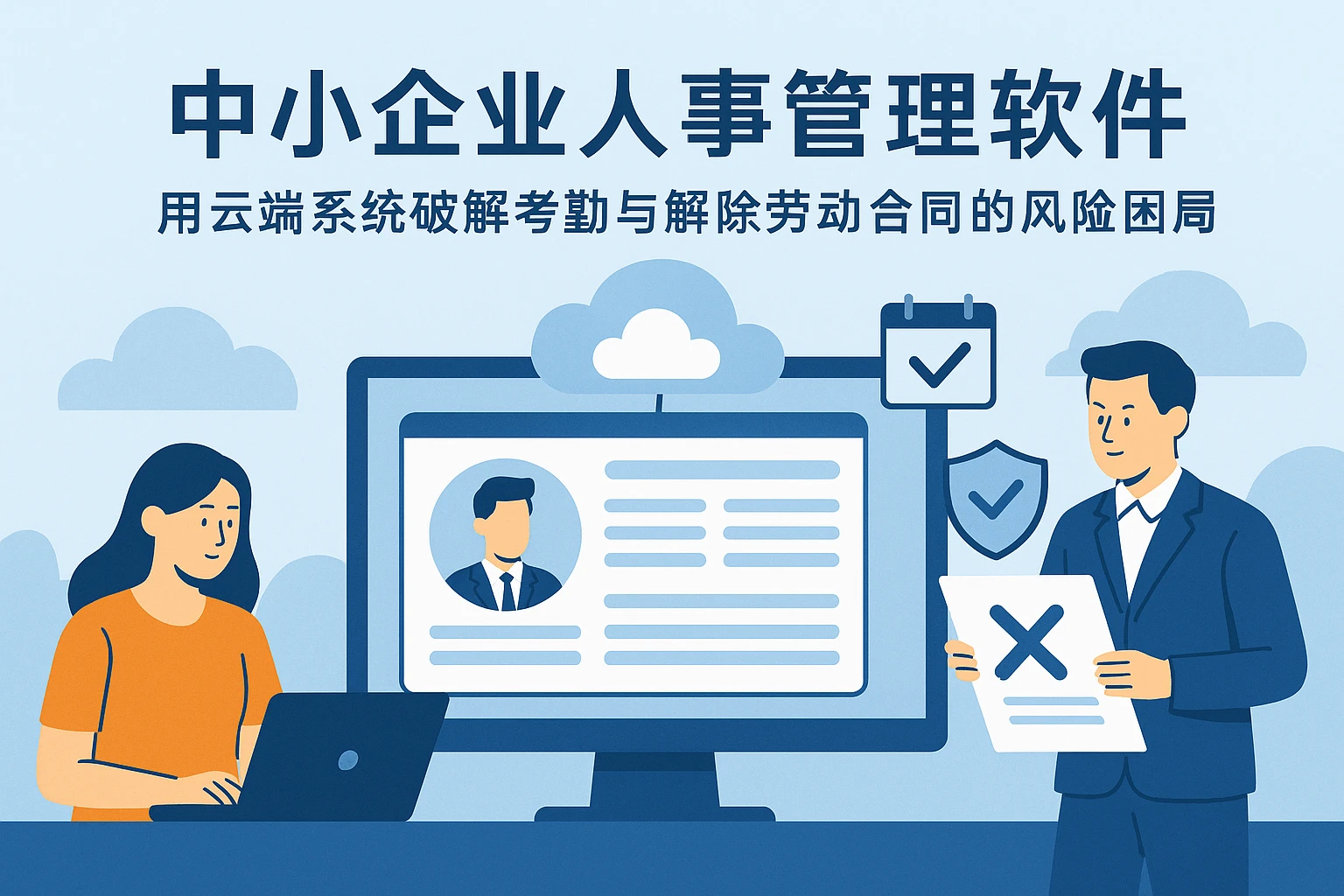 中小企业人事管理软件:用云端系统破解考勤与解除劳动合同的风险困局
