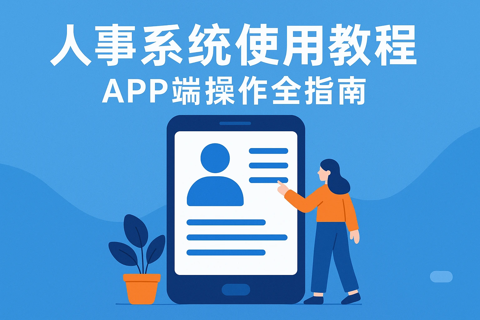 人事系统使用教程:APP端操作全指南