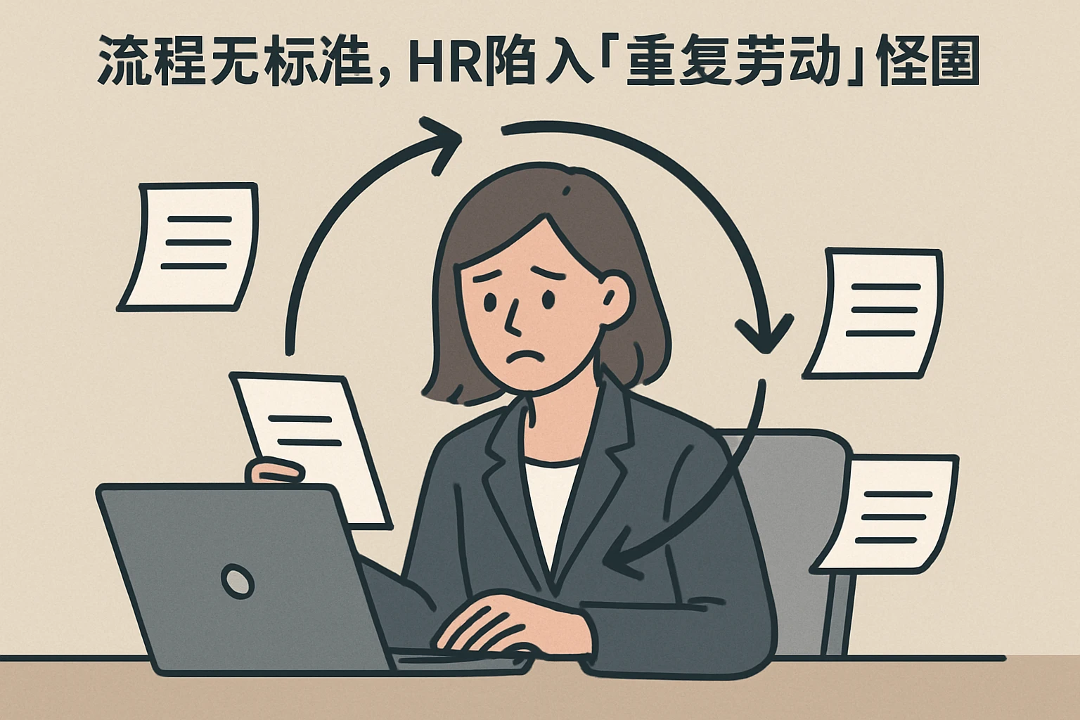 2. 流程无标准,HR陷入「重复劳动」怪圈