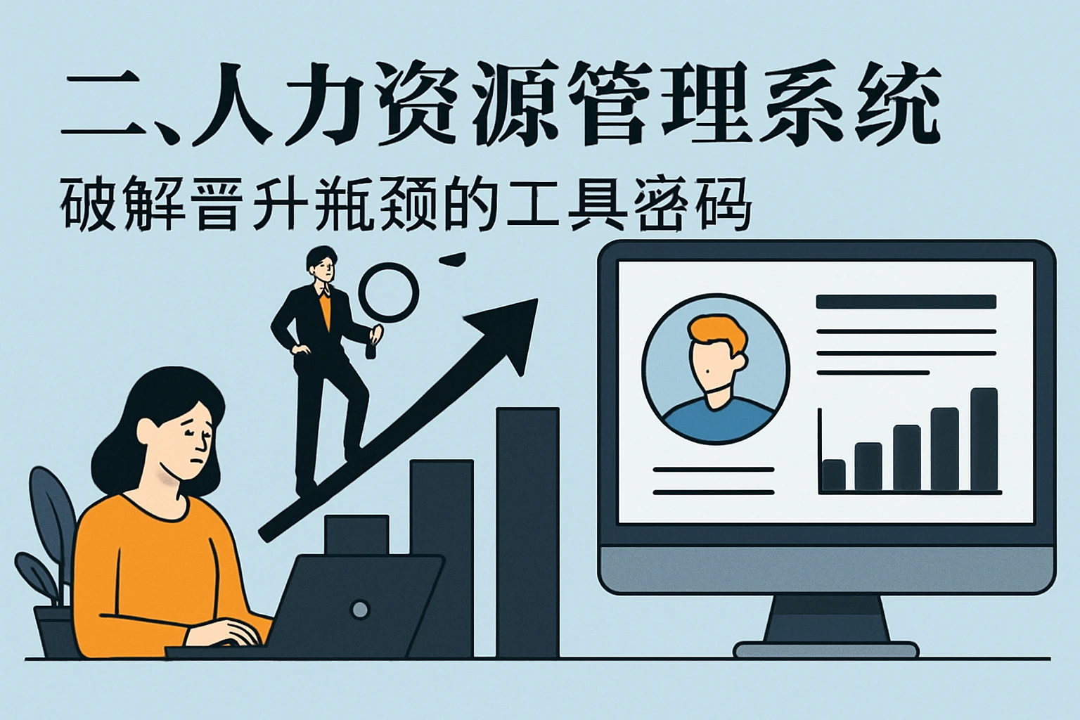 二、人力资源管理系统:破解晋升瓶颈的工具密码