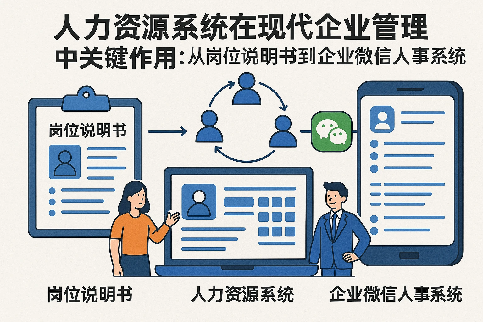 人力资源系统在现代企业管理中的关键作用:从岗位说明书到企业微信人事系统整合