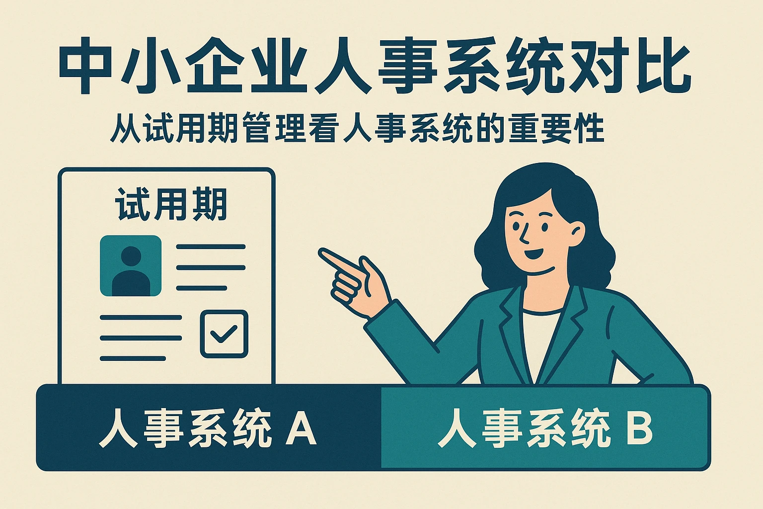 中小企业人事系统对比:从试用期管理看人事系统的重要性