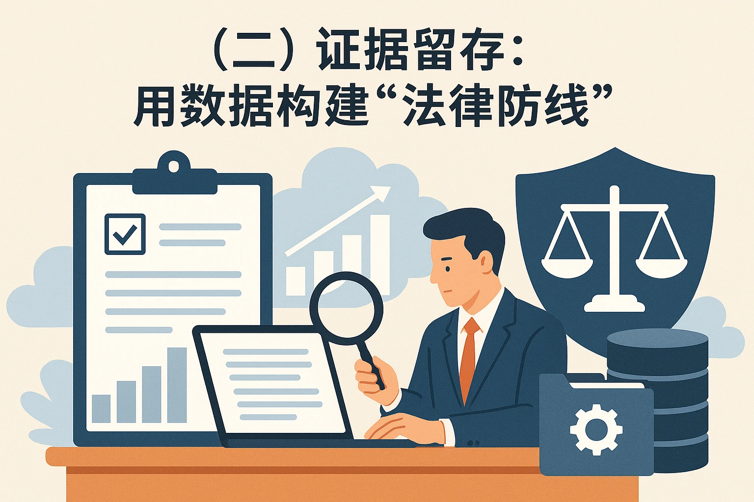 (二)证据留存:用数据构建“法律防线”