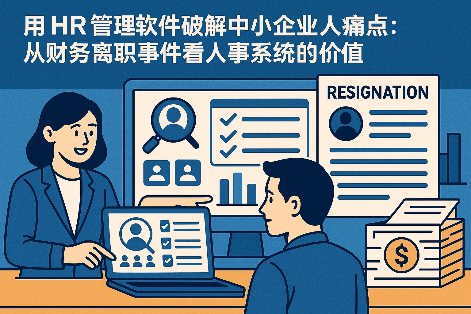 用HR管理软件破解中小企业招人痛点：从财务离职事件看人事系统的价值