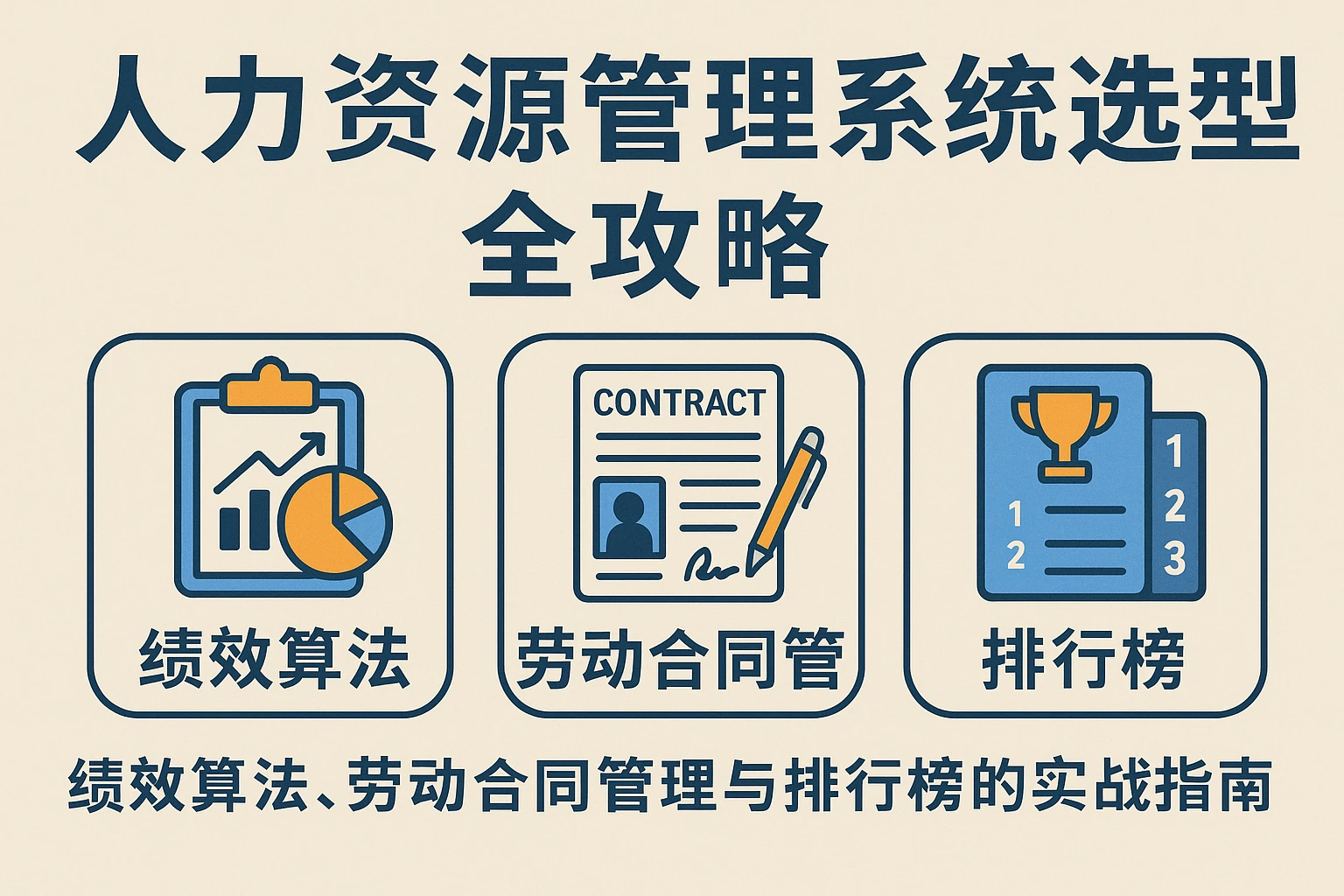 人力资源管理系统选型全攻略:绩效算法、劳动合同管理与排行榜的实战指南