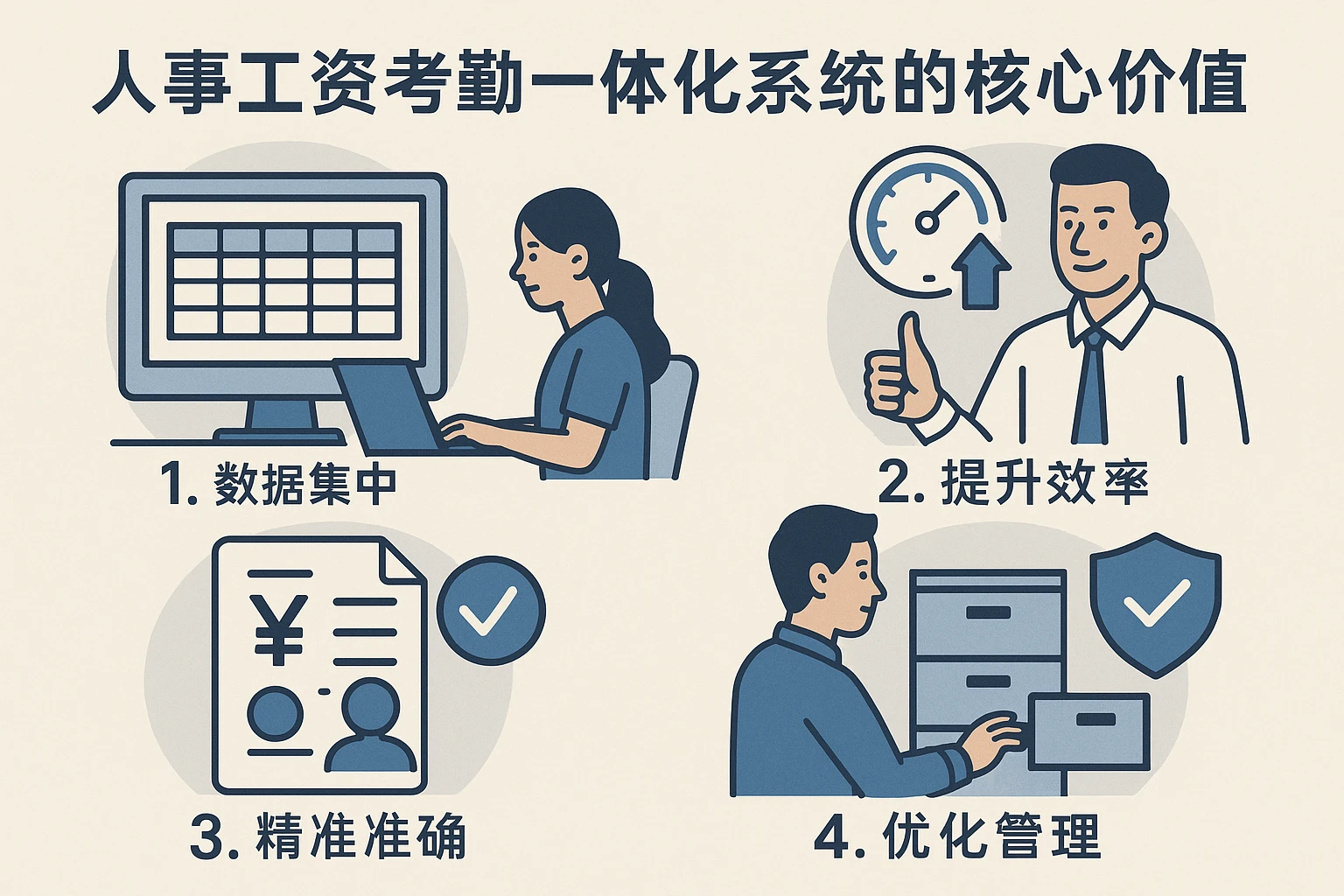 人事工资考勤一体化系统的核心价值
