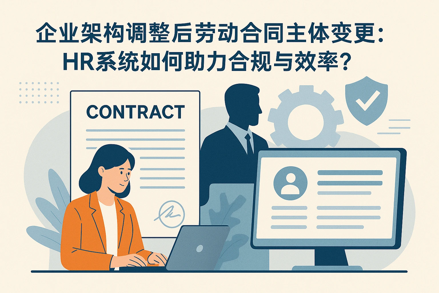 企业架构调整后劳动合同主体变更：HR系统如何助力合规与效率？