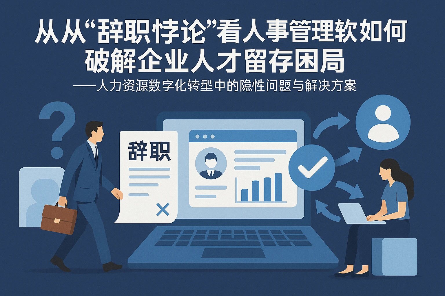 从“辞职悖论”看人事管理软件如何破解企业人才留存困局——人力资源数字化转型中的隐性问题与解决方案