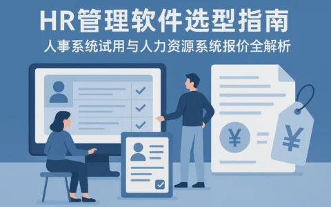 HR管理软件选型指南：人事系统试用与人力资源系统报价全解析