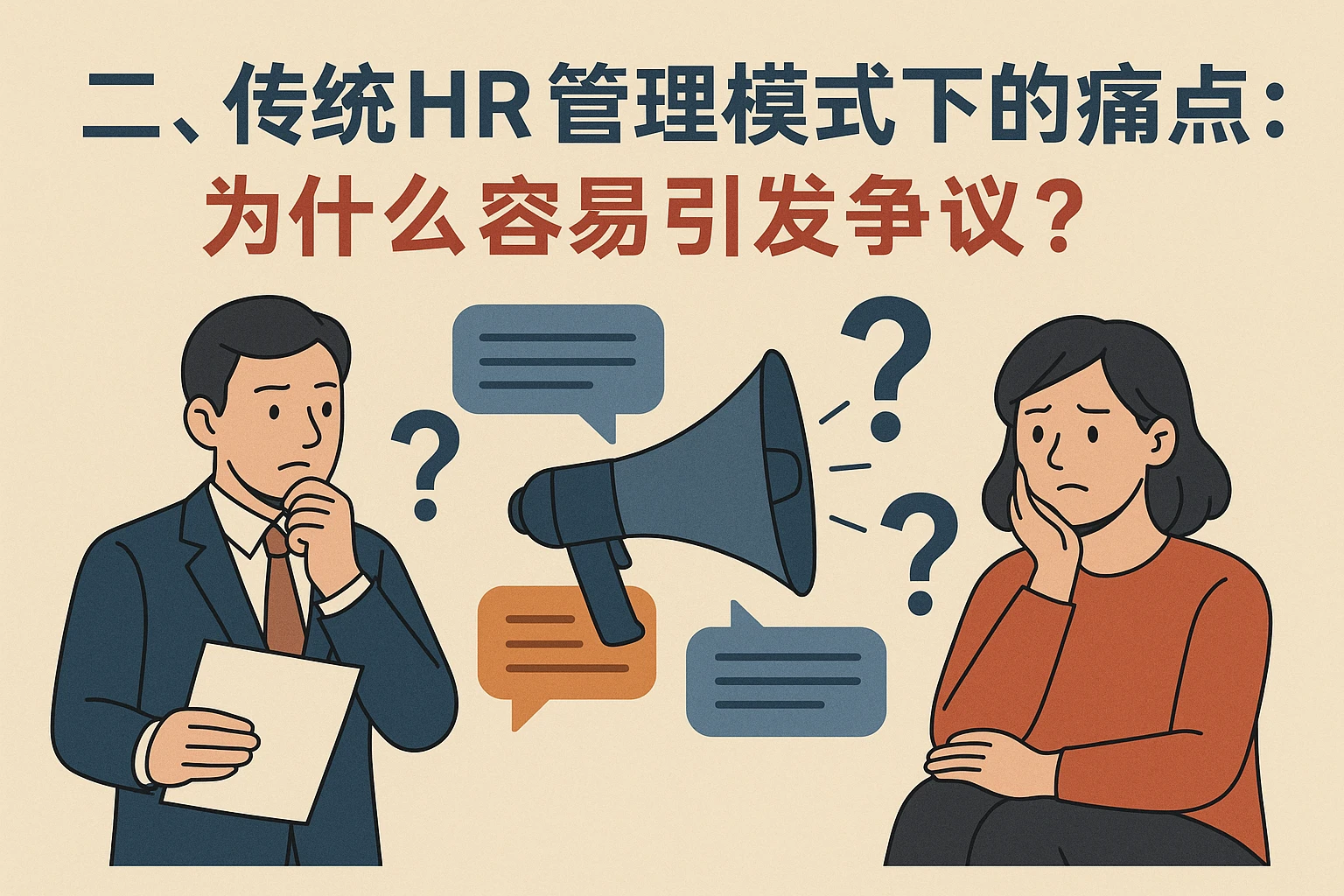 二、传统HR管理模式下的痛点:为什么容易引发争议?