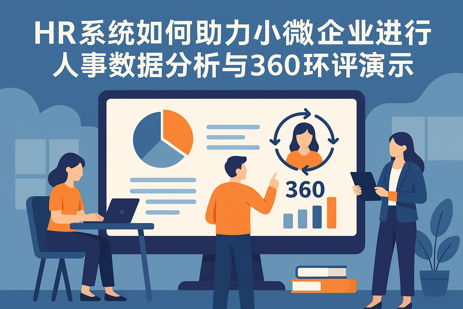 HR系统如何助力小微企业进行人事数据分析与360环评演示