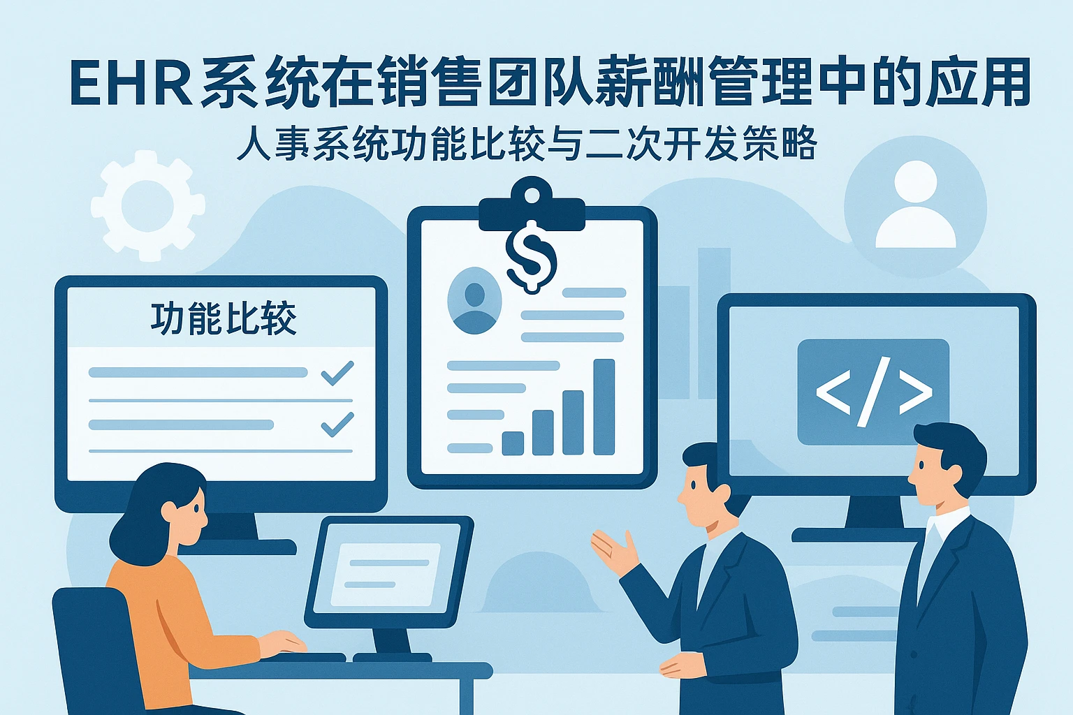 EHR系统在销售团队薪酬管理中的应用:人事系统功能比较与二次开发策略