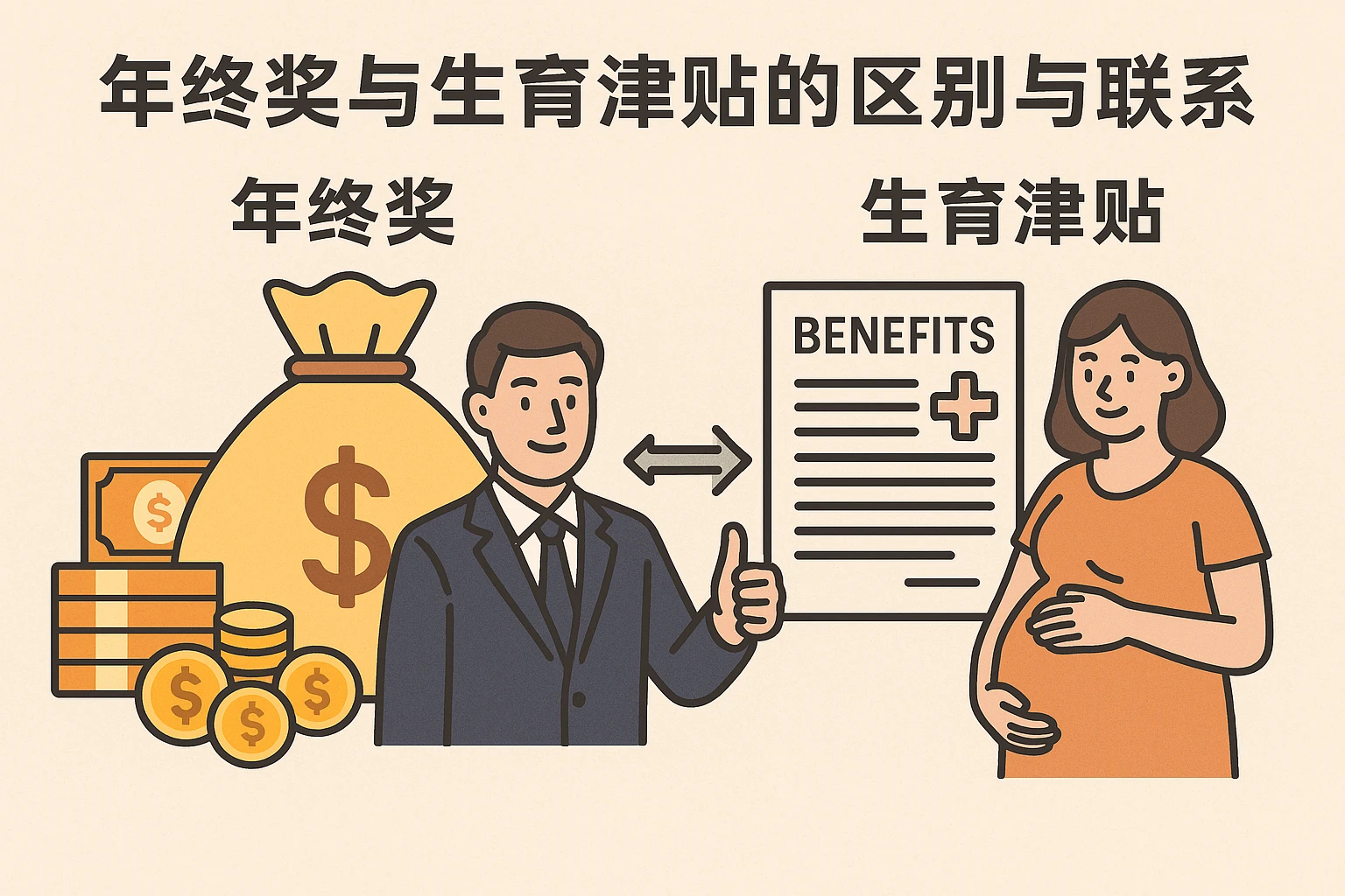 年终奖与生育津贴的区别与联系