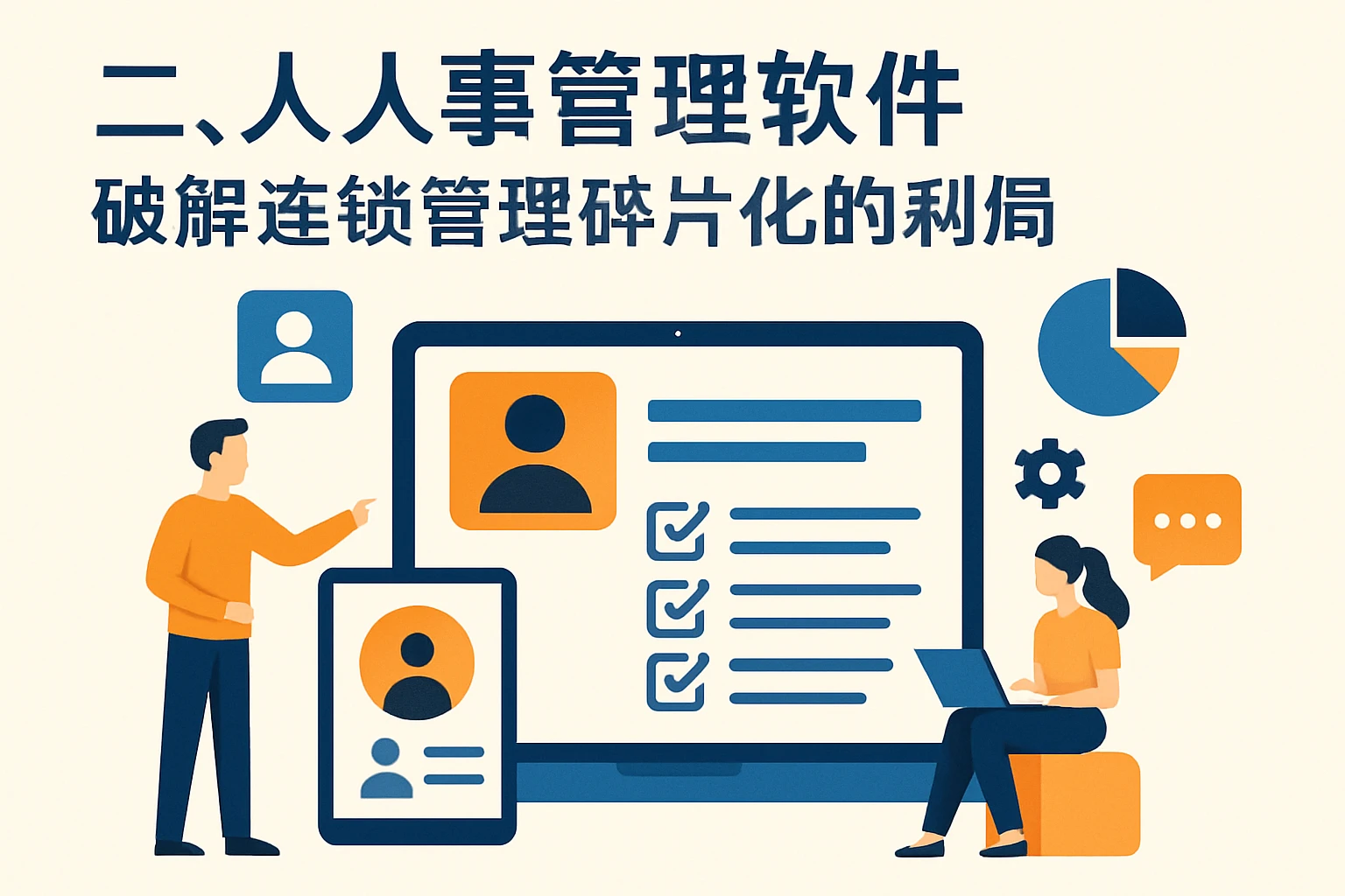 二、人事管理软件：破解连锁管理碎片化的利器