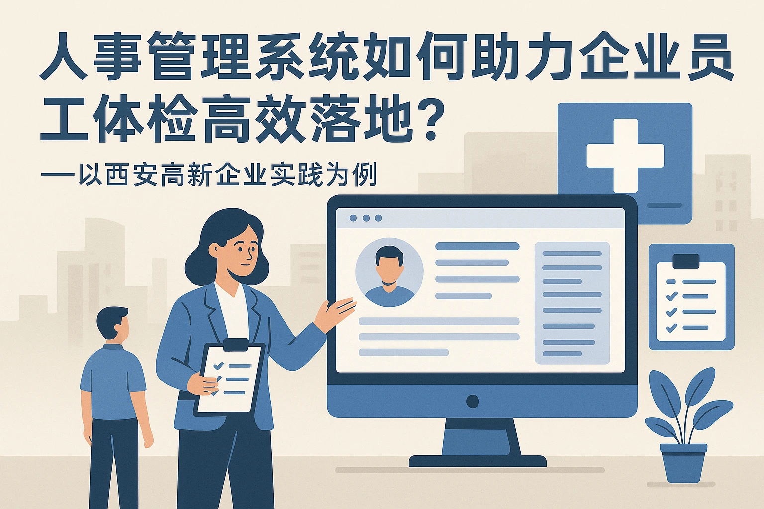 人事管理系统如何助力企业员工体检高效落地?以西安高新企业实践为例