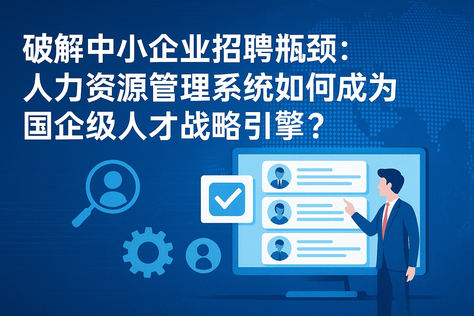 破解中小企业招聘瓶颈:人力资源管理系统如何成为国企级人才战略引擎?
