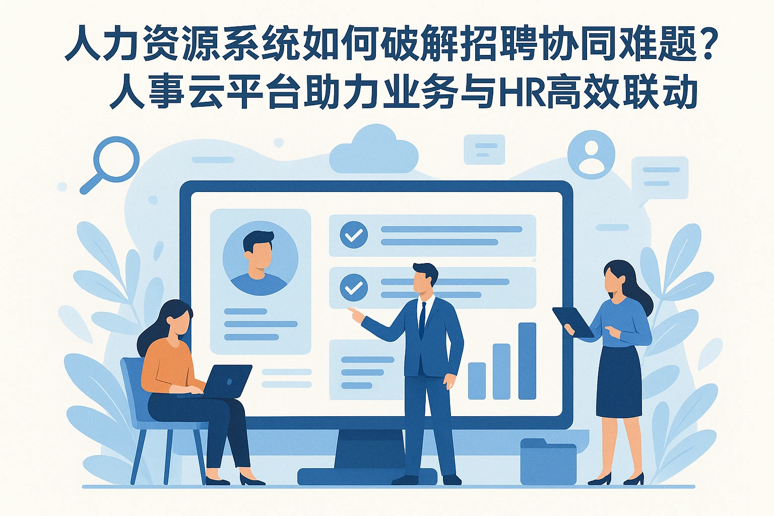 人力资源系统如何破解招聘协同难题?人事云平台助力业务与HR高效联动