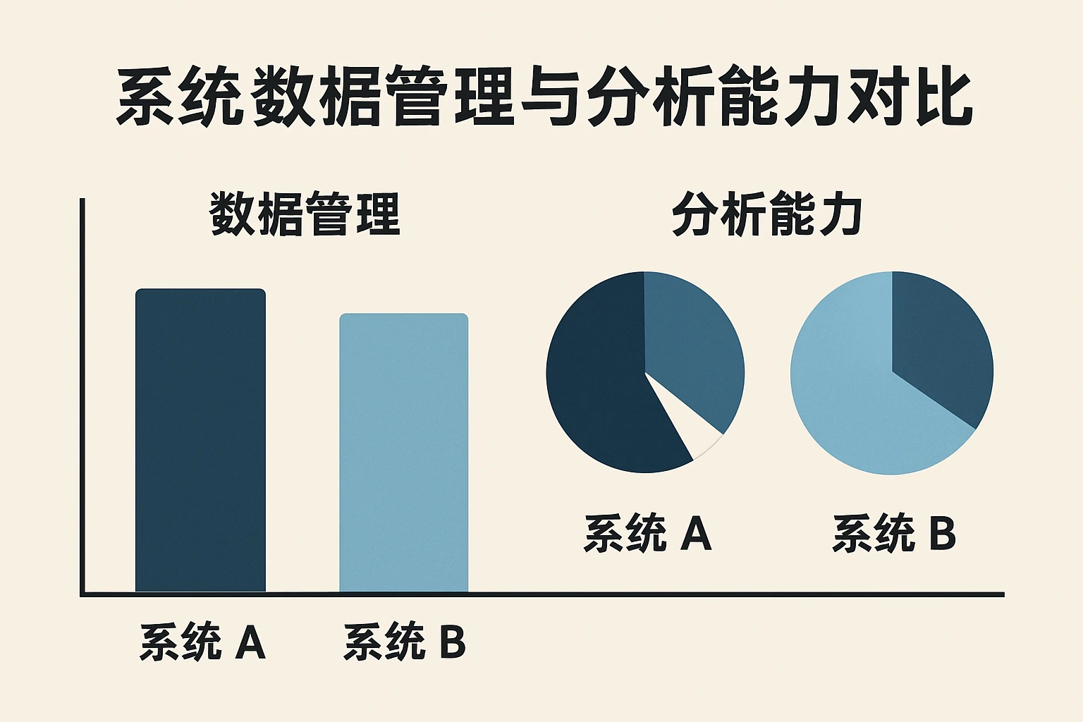 系统数据管理与分析能力对比