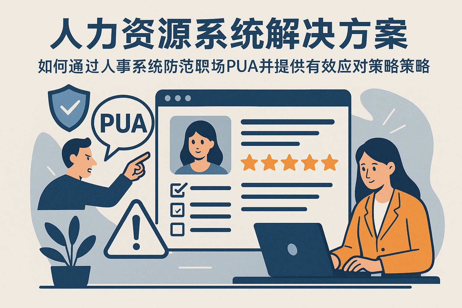 人力资源系统解决方案：如何通过人事系统防范职场PUA并提供有效应对策略
