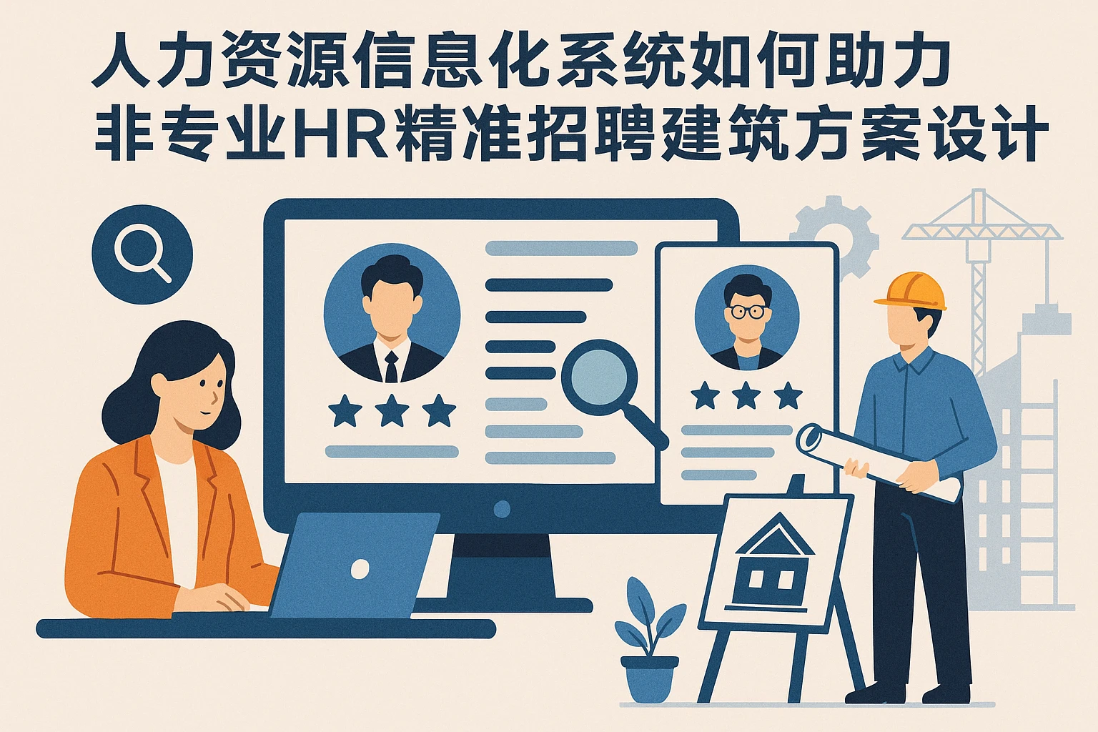 人力资源信息化系统如何助力非专业HR精准招聘建筑方案设计师