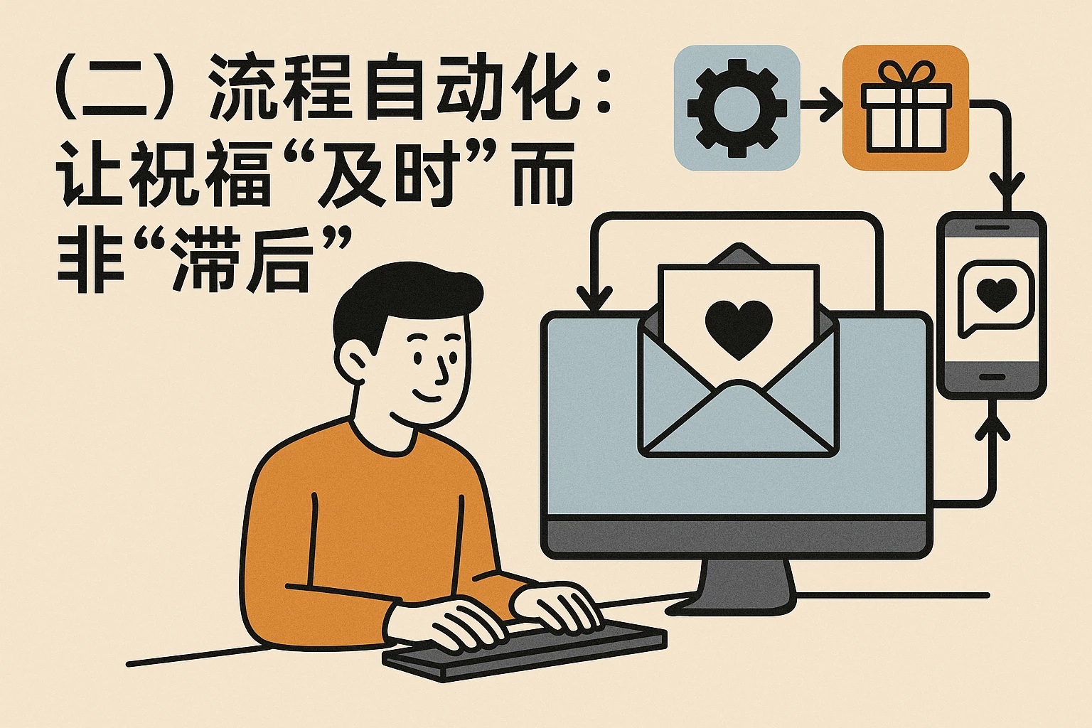 （二）流程自动化：让祝福“及时”而非“滞后”