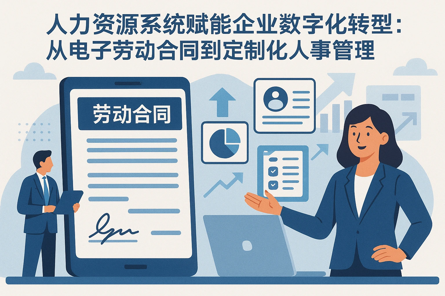 人力资源系统赋能企业数字化转型：从电子劳动合同到定制化人事管理
