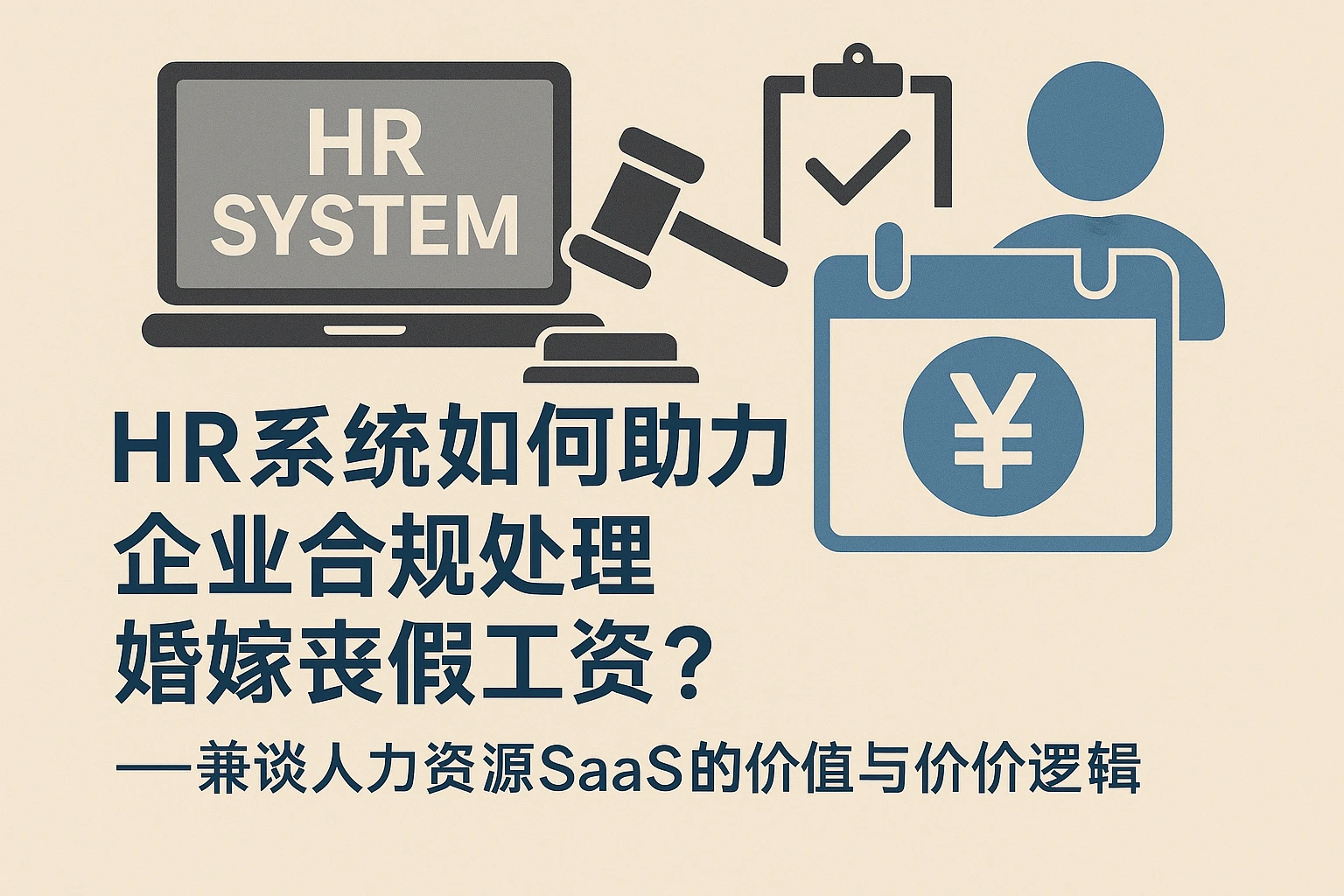 HR系统如何助力企业合规处理婚嫁丧假工资?——兼谈人力资源SaaS的价值与报价逻辑