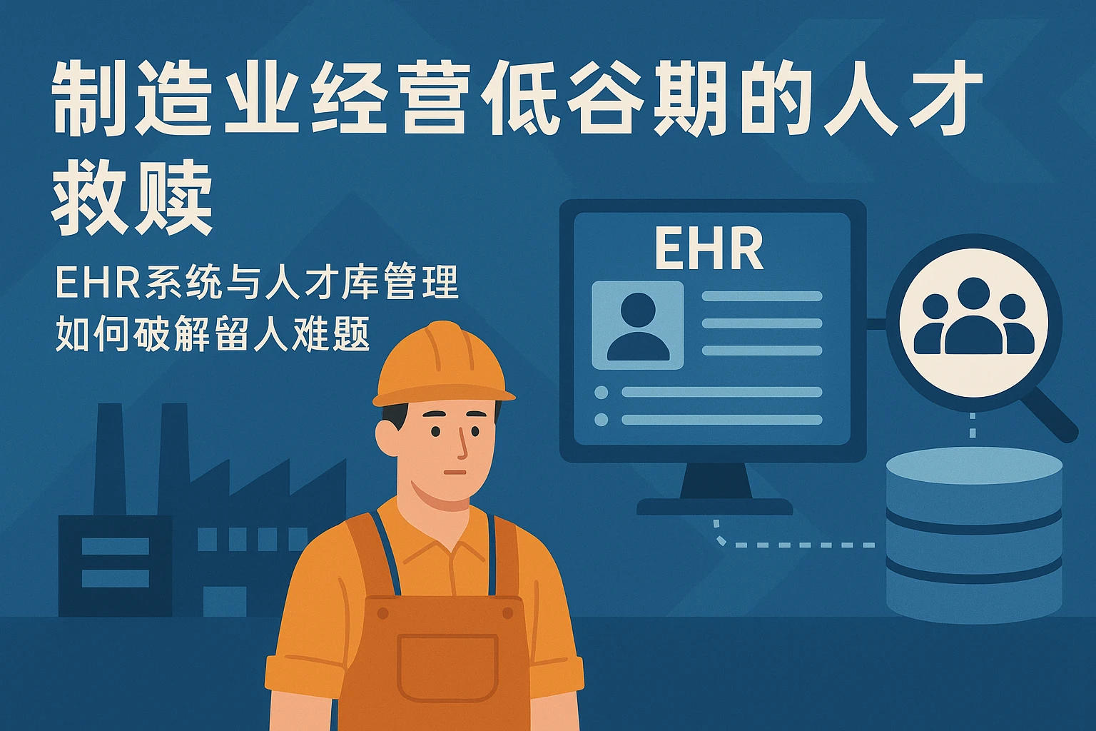 制造业经营低谷期的人才救赎:EHR系统与人才库管理如何破解留人难题