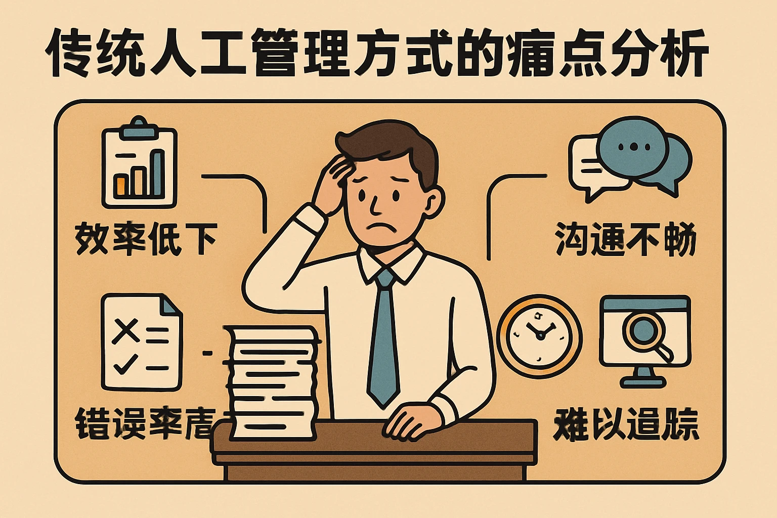 传统人工管理方式的痛点分析