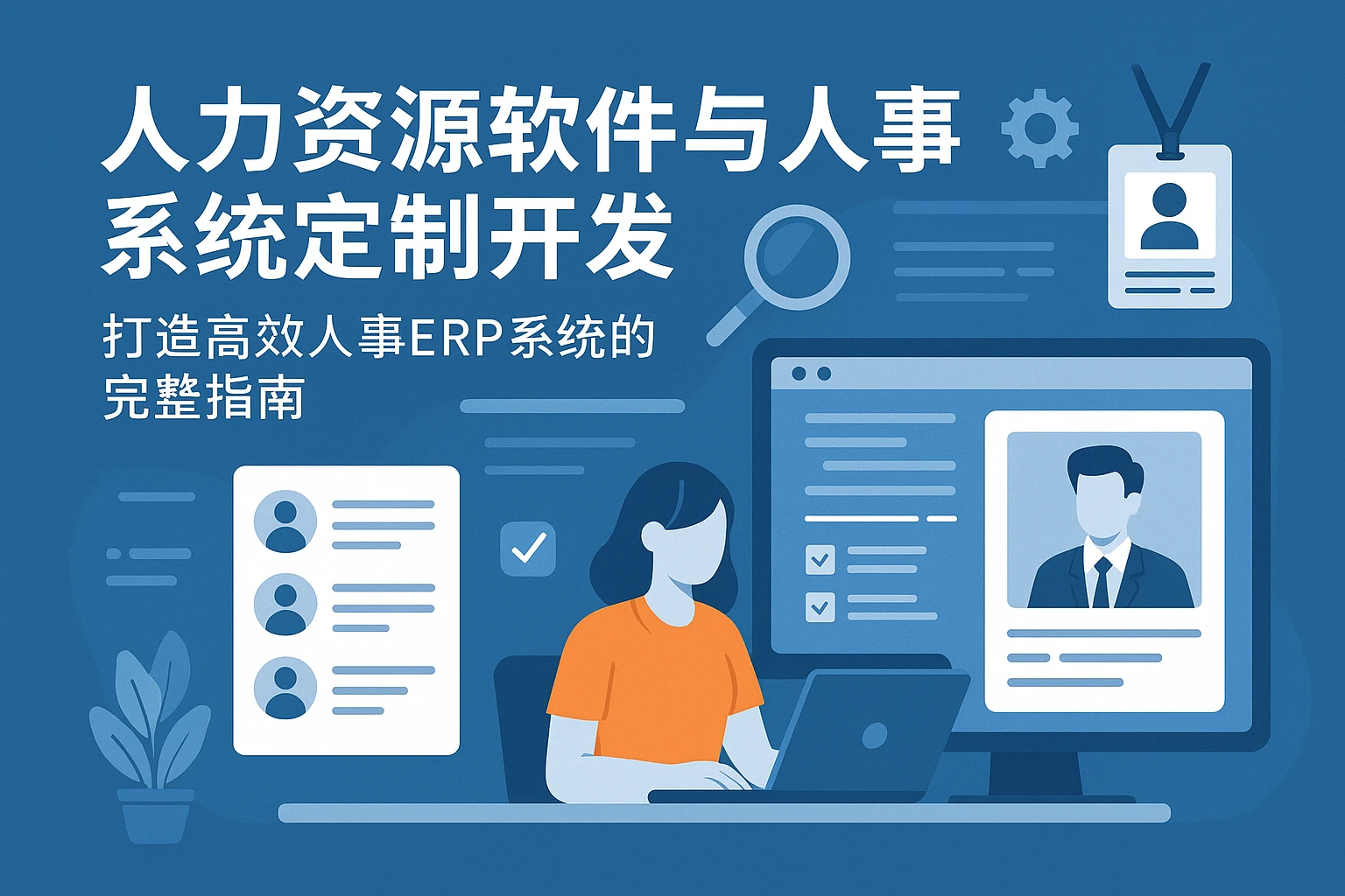 人力资源软件与人事系统定制开发:打造高效人事ERP系统的完整指南