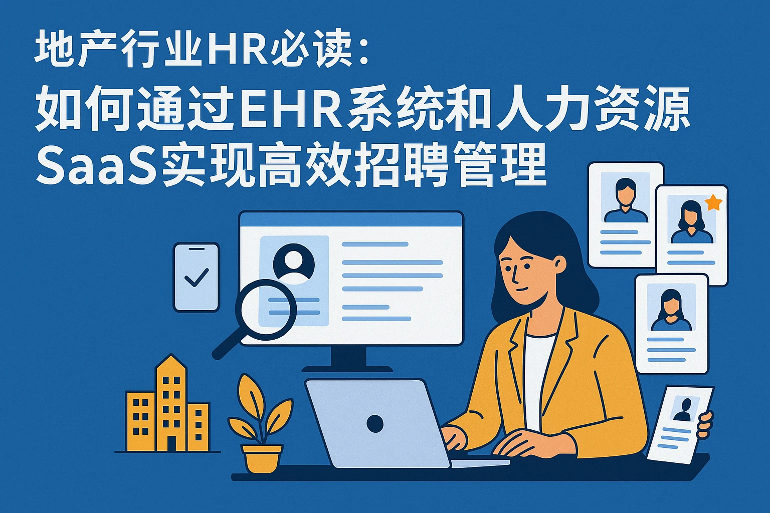 地产行业HR必读:如何通过EHR系统和人力资源SaaS实现高效招聘管理