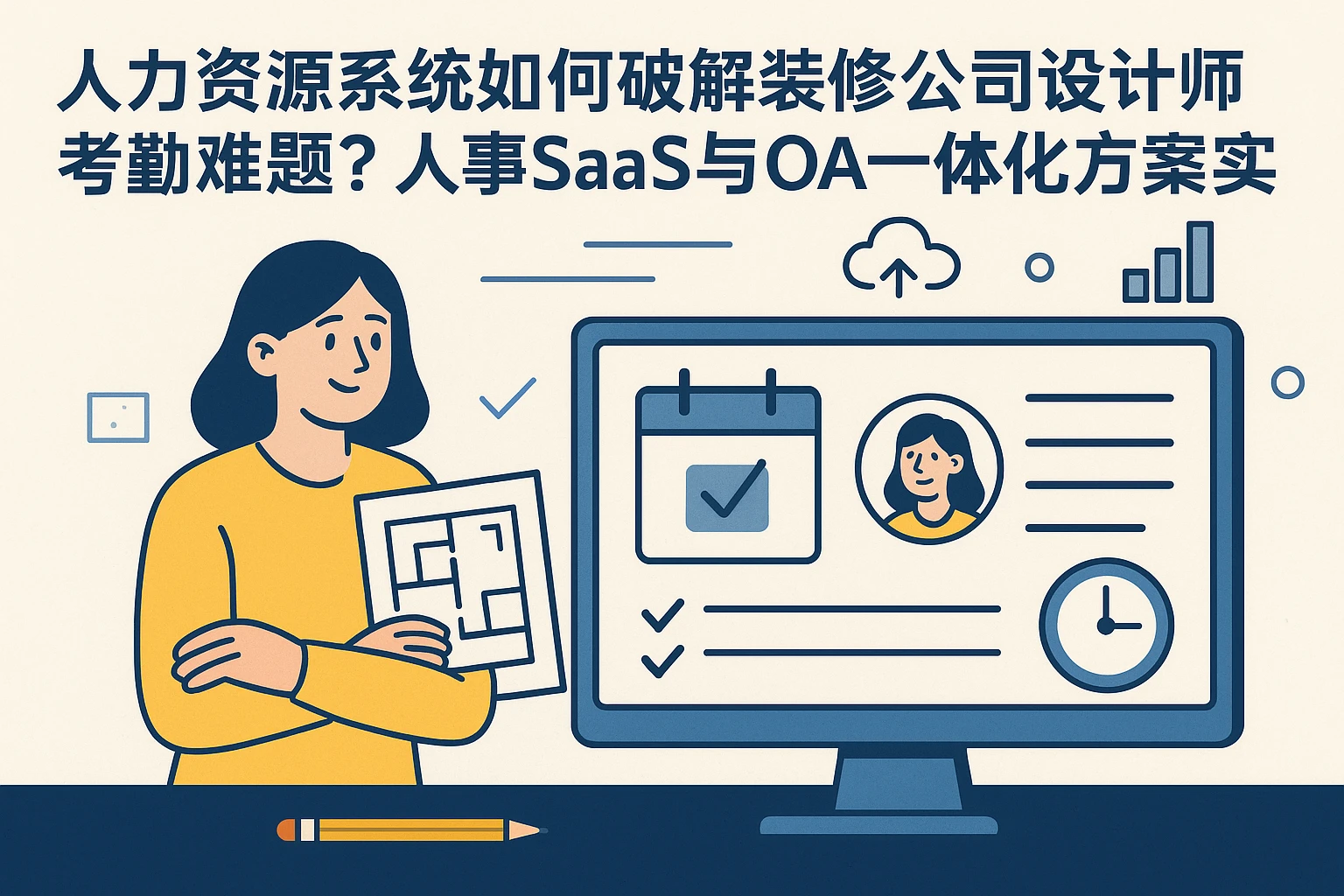 人力资源系统如何破解装修公司设计师考勤难题?人事SaaS与OA一体化方案实践