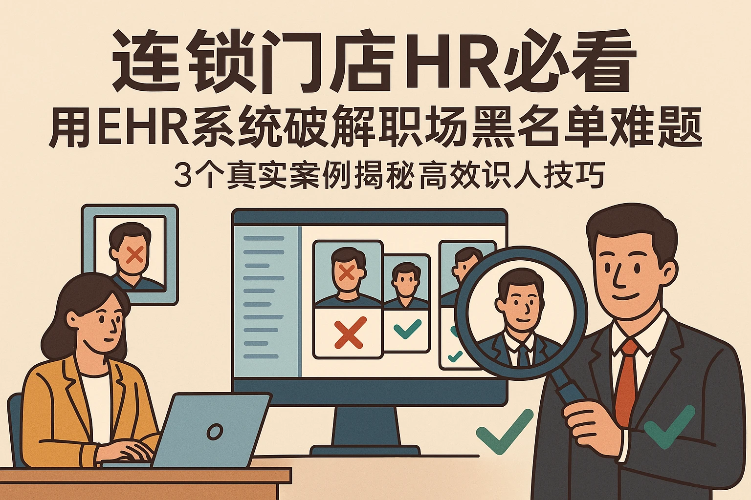 连锁门店HR必看：用EHR系统破解职场黑名单难题——3个真实案例揭秘高效识人技巧