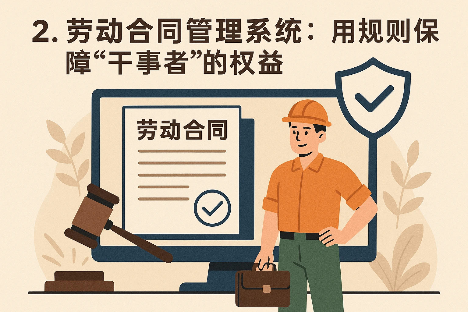 2. 劳动合同管理系统：用规则保障“干事者”的权益