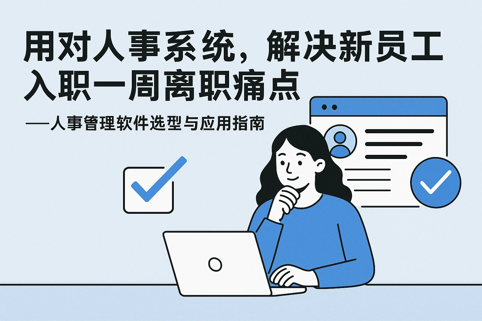 用对人事系统,解决新员工入职一周离职痛点——人事管理软件选型与应用指南