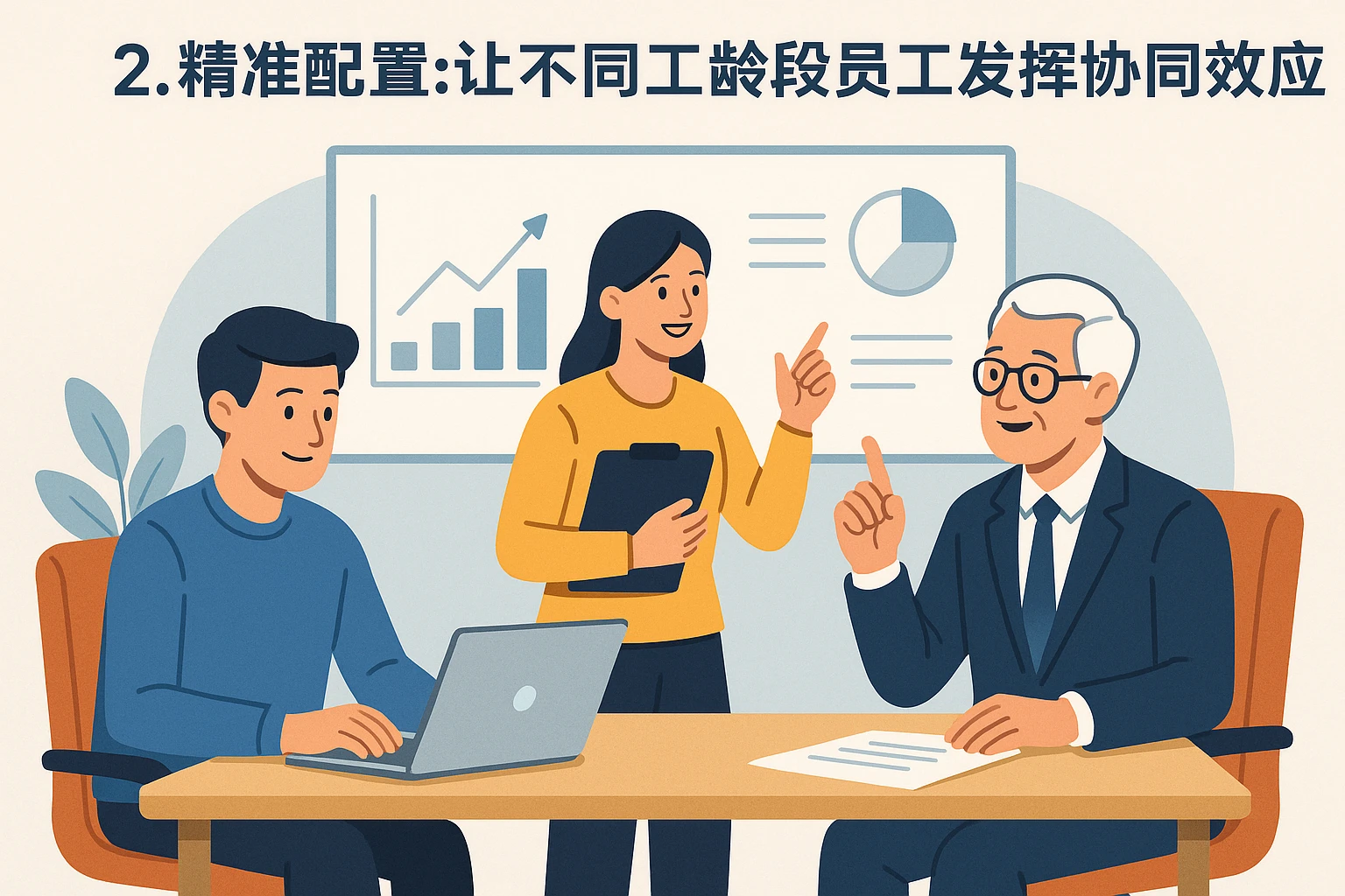 2. 精准配置：让不同工龄段员工发挥协同效应