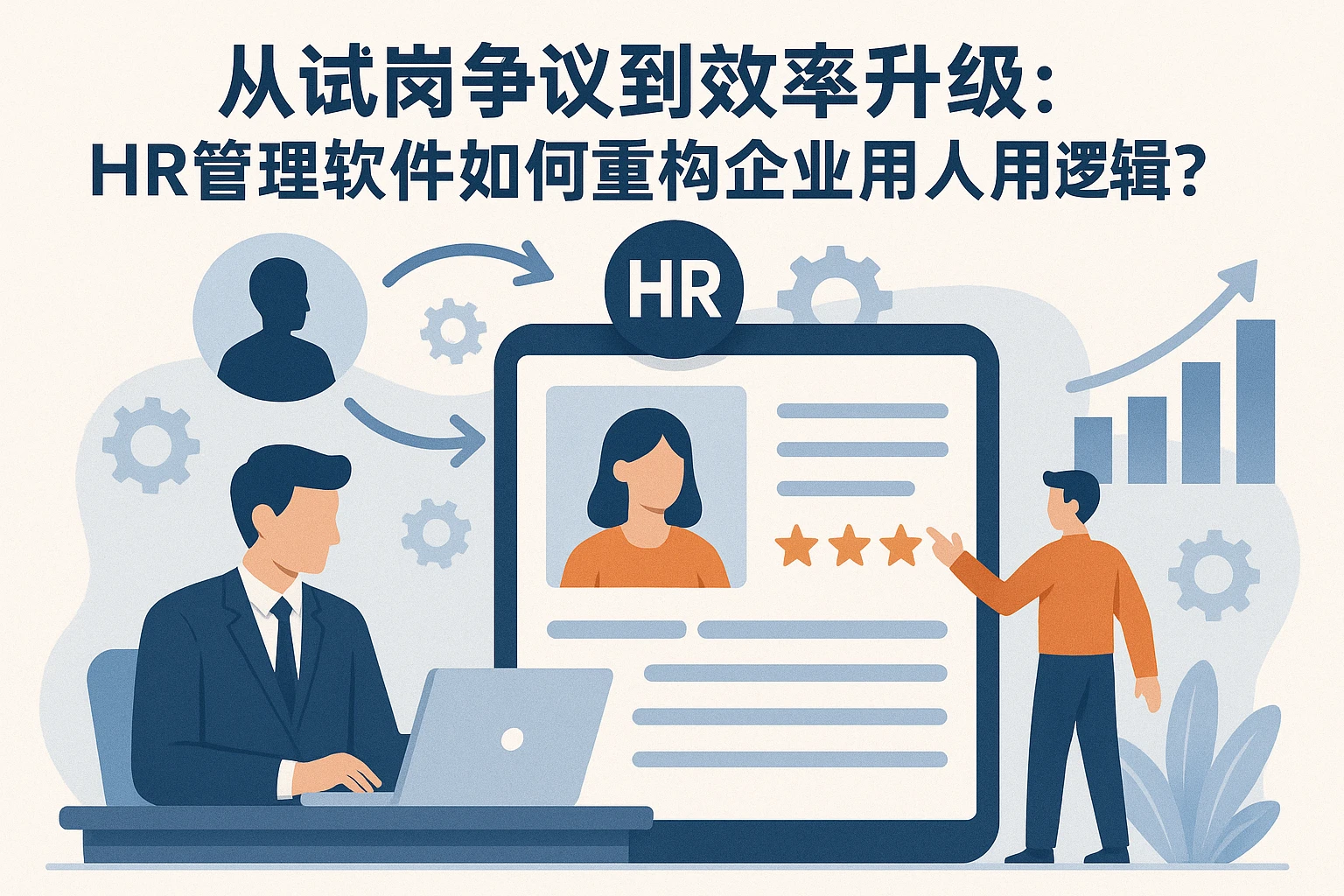 从试岗争议到效率升级:HR管理软件如何重构企业用人逻辑?