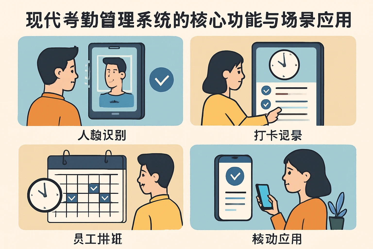 2. 现代考勤管理系统的核心功能与场景应用