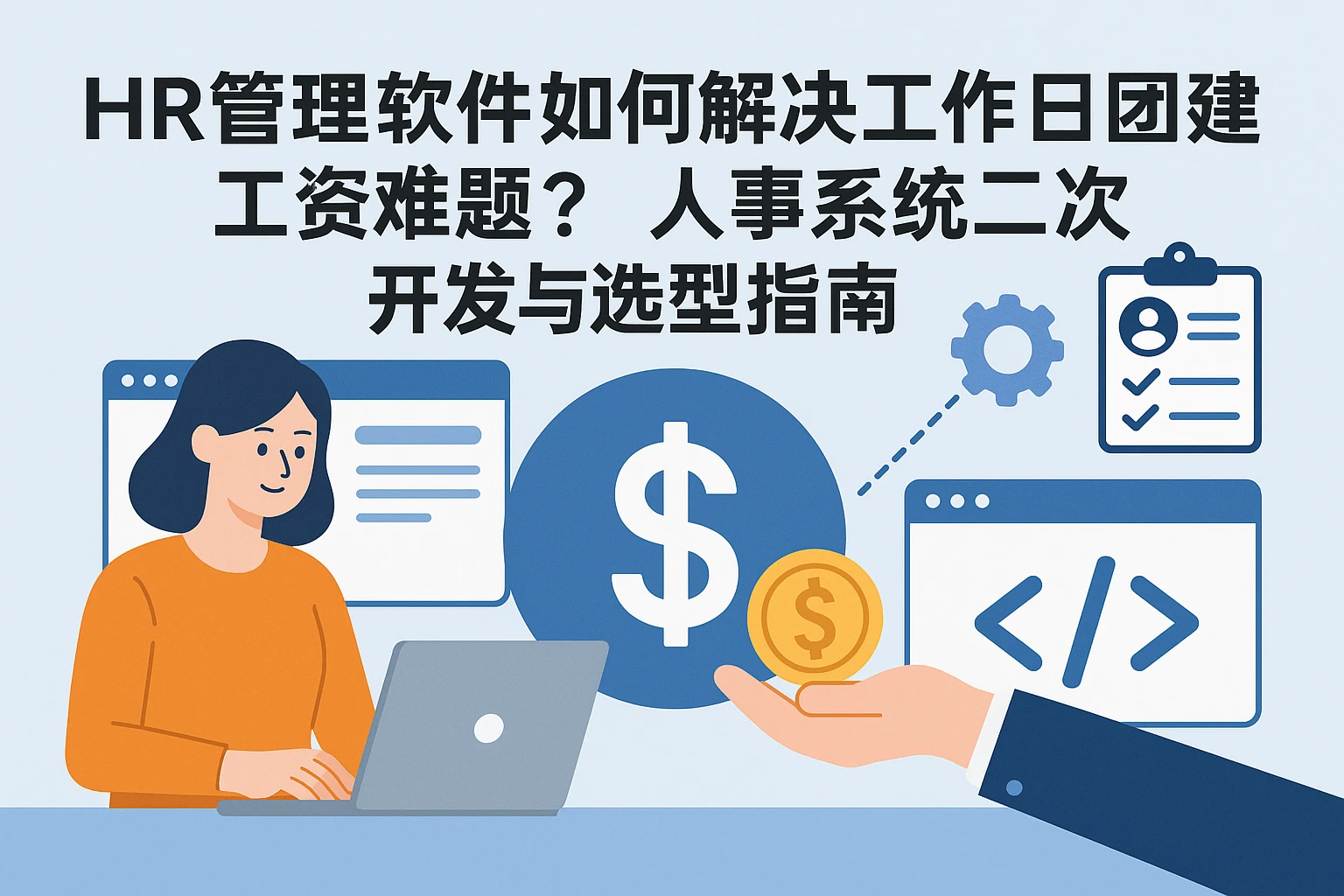 HR管理软件如何解决工作日团建工资难题?人事系统二次开发与选型指南
