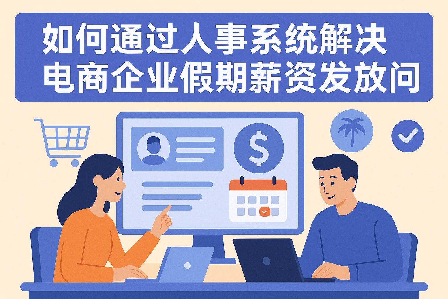 如何通过人事系统解决电商企业假期薪资发放问题