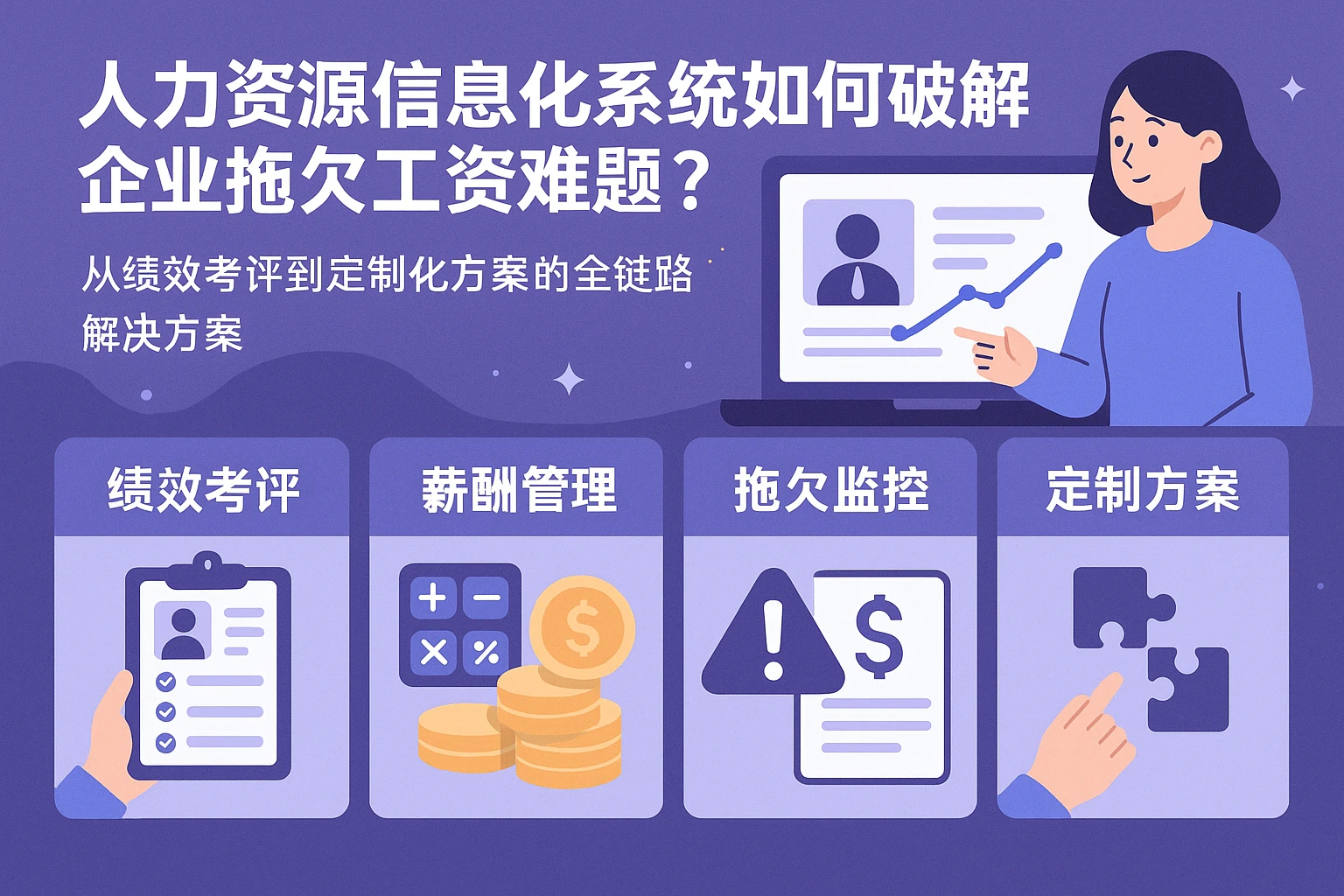人力资源信息化系统如何破解企业拖欠工资难题?从绩效考评到定制化方案的全链路解决方案