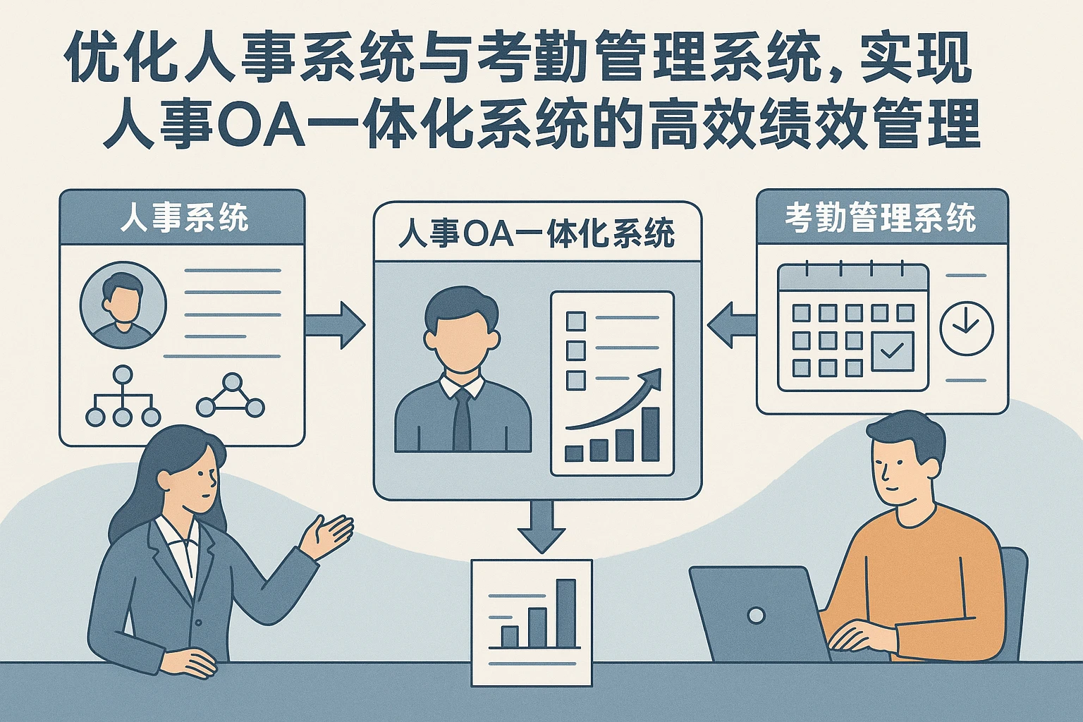 优化人事系统与考勤管理系统，实现人事OA一体化系统的高效绩效管理
