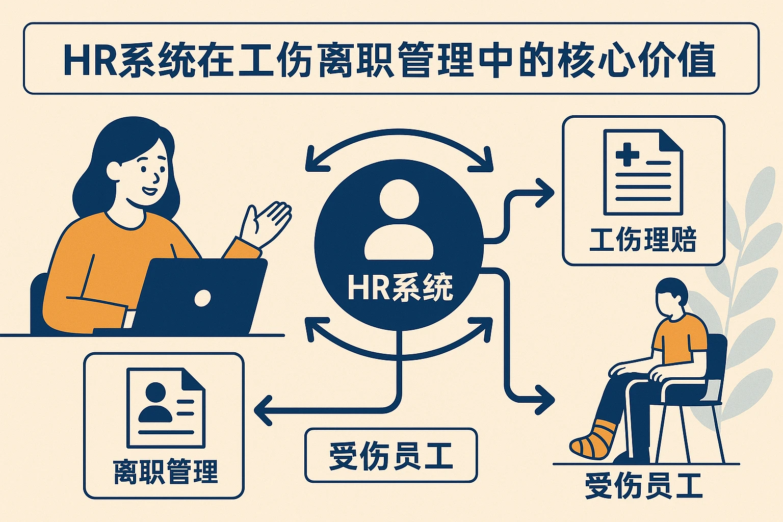 HR系统在工伤离职管理中的核心价值